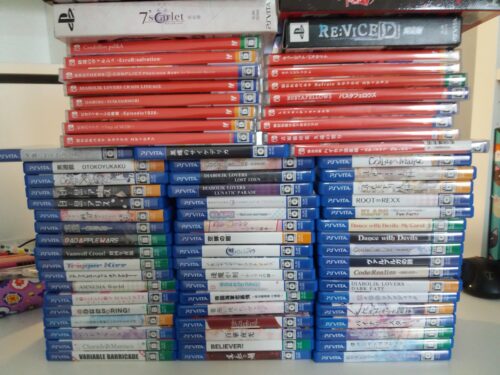 Moving to a new home, with my otome games collection!